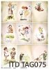 Papiery do scrapbookingu Tagi, scrap, etykietki - TAG0075